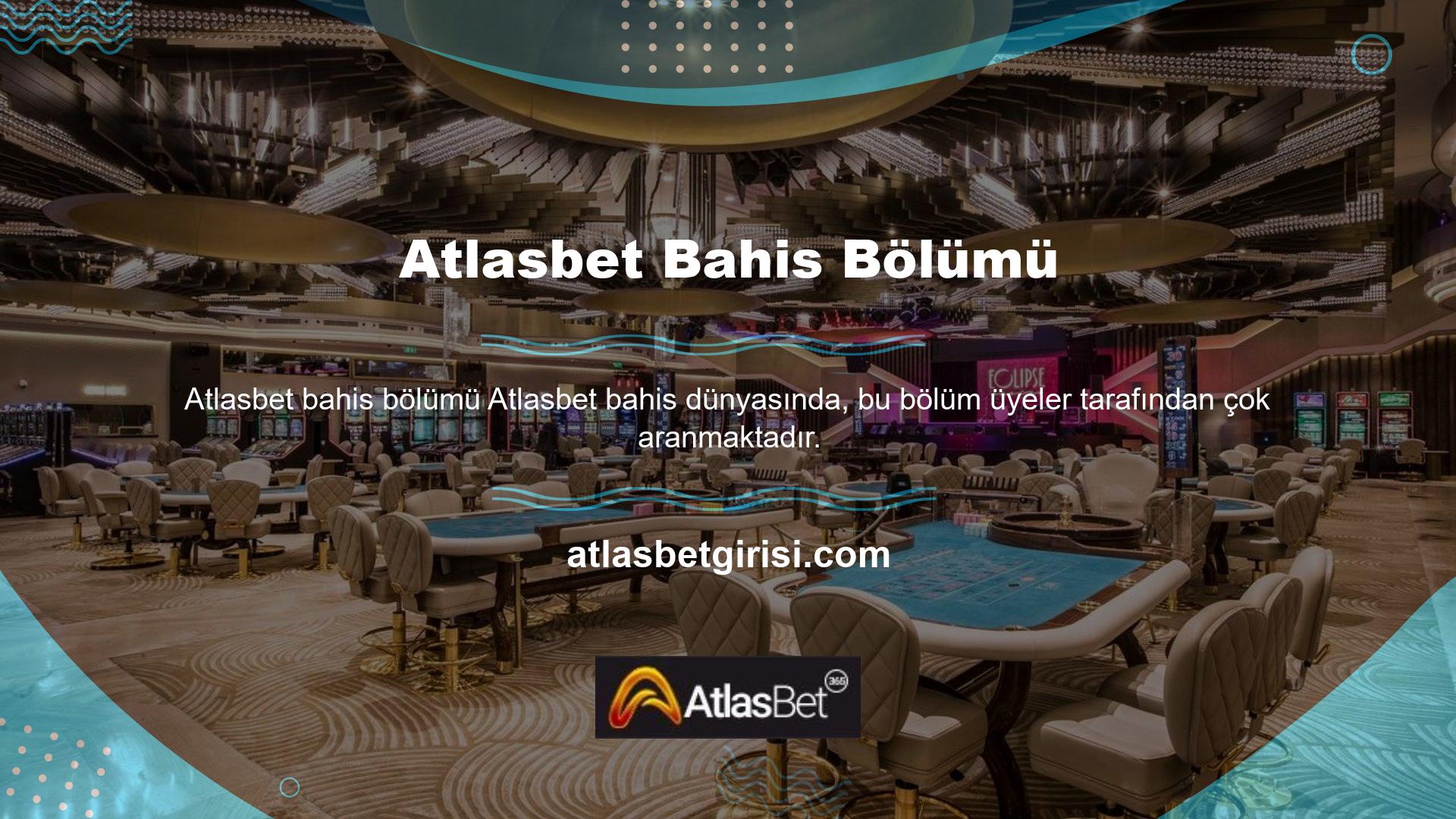 Canlı bahis sitesi sürekli olarak farklı sporlar için yeni oranlar ve oyunlar sunar ve herkesi meşgul eden rekabetçi bir ortam yaratır